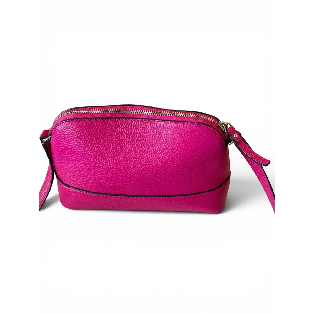 Kate Spade Hanna Crossbody Magenta Dome Bag Gold Tone Hardware New Without Tags